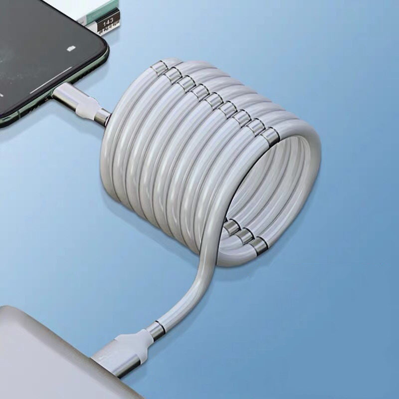 Fast Charging Magnetic Storage Data Cable
